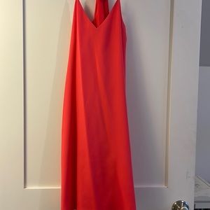J Crew poppy silk dress